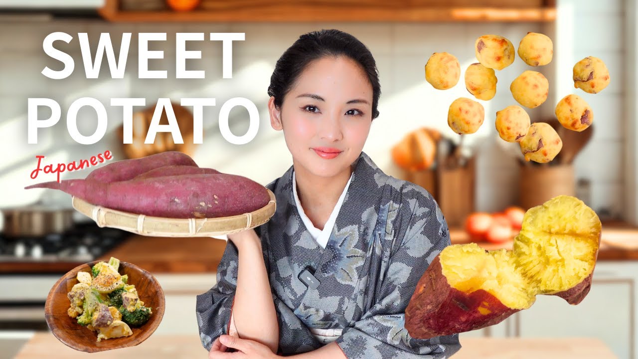Japanese Mom Teaches 5 Easy Japanese Sweet Potato Recipes | Kimono Mom