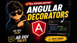 Angular Decorators Explained Tamil | Real Angular Interview Questions | (4)