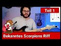 Rock You Like A Hurricane von den Scorpions Teil 1/2 (Schwierigkeit 2/10) Gitarre lernen