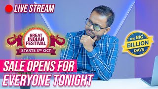🔴LIVE - Flipkart Big Billion Day Sale Amazon Great Indian Sale 2021 Laptop Offers Opens for Everyone