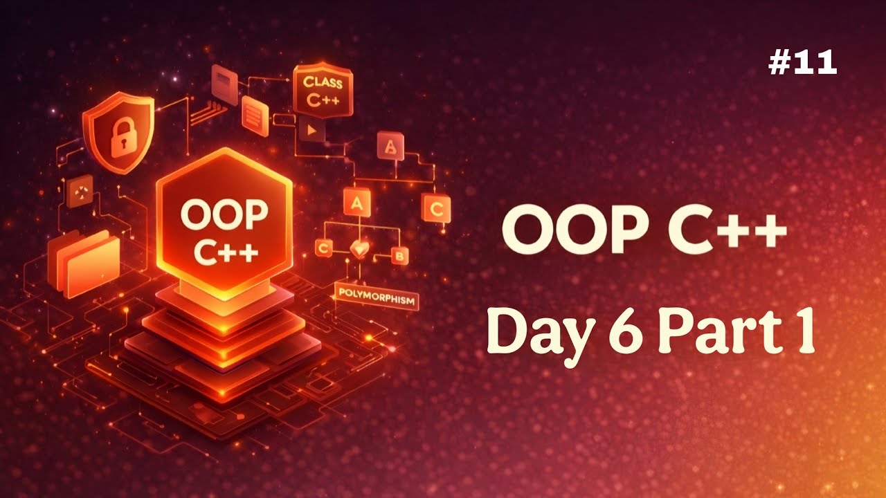 OOP C++ Day 6 part 1 م احمد ممدوح - YouTube