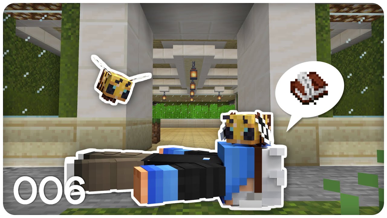 Xeri Plays Minecraft (Episode 06) - BUZZING THROUGH THE BOOK OF PROJECTS!