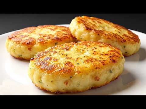 Just Mix POTATOES and Canned Tuna! These Stuffed Potato Patties Won Everyone Over!