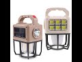 Camping Lanterns - Solar Portable Camping Lantern, 3 Light Modes Camping Lantern, Rechargeable, Led