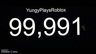 Yungyplaysroblox Reach 100K Subscibers
