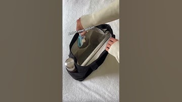 The cutest tote bag for school! 🖤#totebag #whatsinmybag #tote #bag #unibag