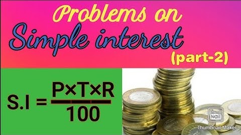 Simple interest # part- 2# by G.S.Rama Lakshmi