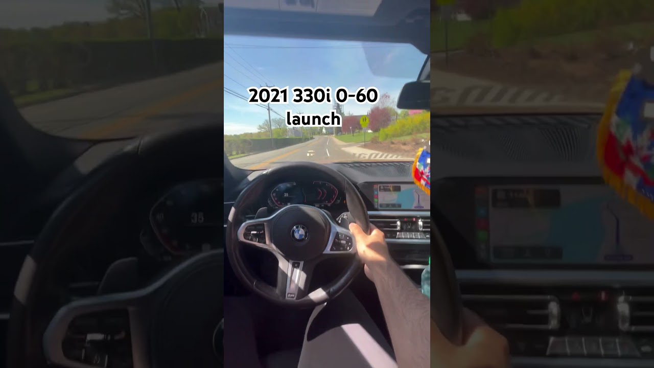 g20 330i 0-60 launch 