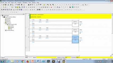 SIMULASI BEL KUIS MENGGUNAKAN CX PROGRAMMER + CX DESIGNER  PLC OMRON