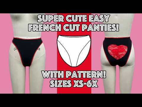 Diy High Cut French Panties With Pattern And Tutorial!