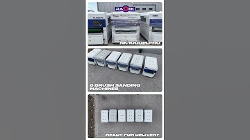 👉 6 Automatic brush sanding machines for wood and MDF ready for delivery to our clients