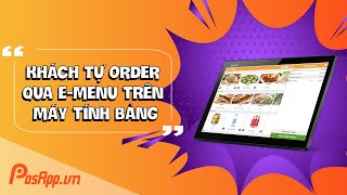 PosApp - Tính năng khách tự order bằng máy tính bảng, E-menu screenshot 5
