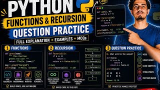 🔥 Python Functions & Recursion | Question Practice #6 🐍