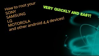 How To Root All 5.1/5.0/4.4.4/4.4.2 android devices!