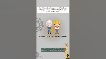 Before You Join RV college of Engineering (RVCE) Watch This Honest Review! #rvce #rvcollegebangalore