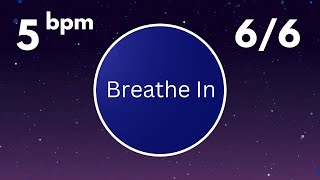 Coherent Breathing Timer - 5 Breaths Per Minute | 6 Seconds in / 6 Seconds Out | With Bells