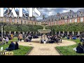 Paris 4k walk in paris 1hour beautiful marais walk 4k60 fps version 11may2024