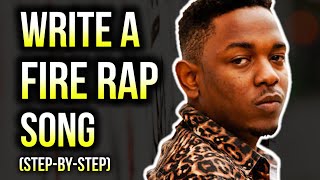 How To Write A Dope Rap Song In 12 Mins. Or Less (Step-By-Step)