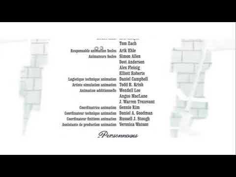 Ratatouille End Credits in French