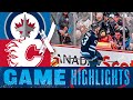 Winnipeg jets vs calgary flames  game highlights