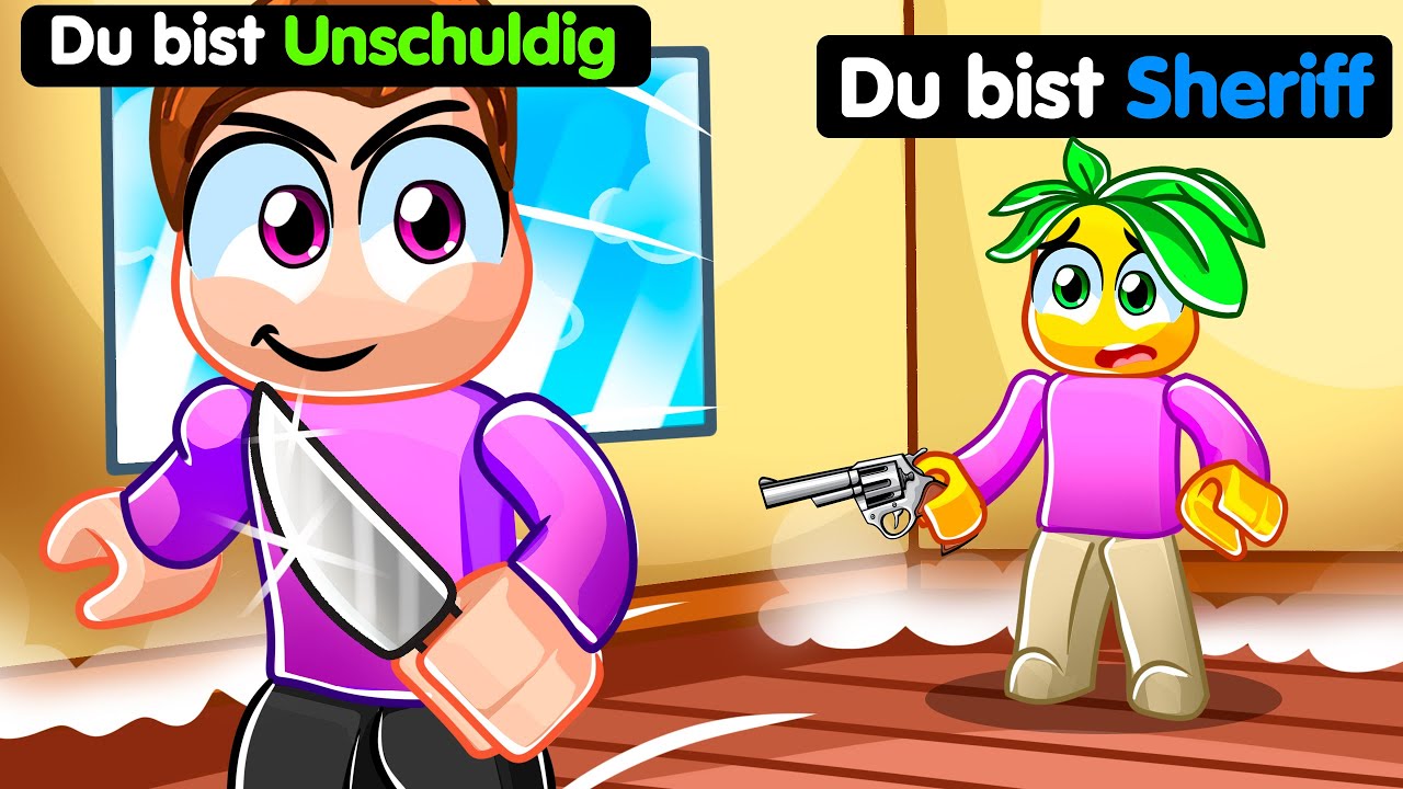 FAKE UNSCHULDIG als MURDER in Murder Mystery!