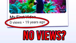 What Is The OLDEST Video With 0 Views?