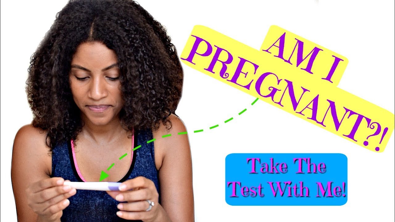 Am I Pregnant?! Take The Test With Me! YouTube