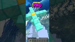 Minecraft Parkour: Noob Vs Pro Vs Top 1% Vs Techno (World's Smallest Violin) #Shorts #Minecraft