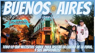 Qué CONOCER Y HACER en BUENOS AIRES 🇦🇷 BARATO! VISITANDO SUS IMPERDIBLES 