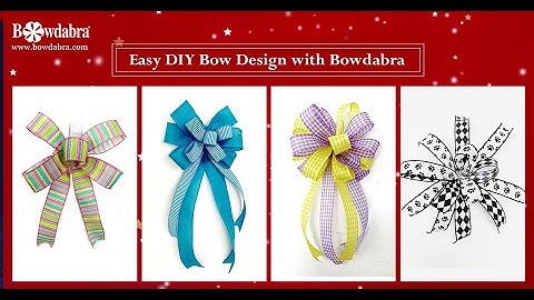 Easy DIY Designer Bows for beginners with Bowdabra