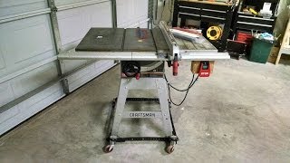 Craftsman 315.228390 table saw for sale 
