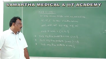 [3 D Geometry] Samartha Academy Maths TNR Sir  part 1