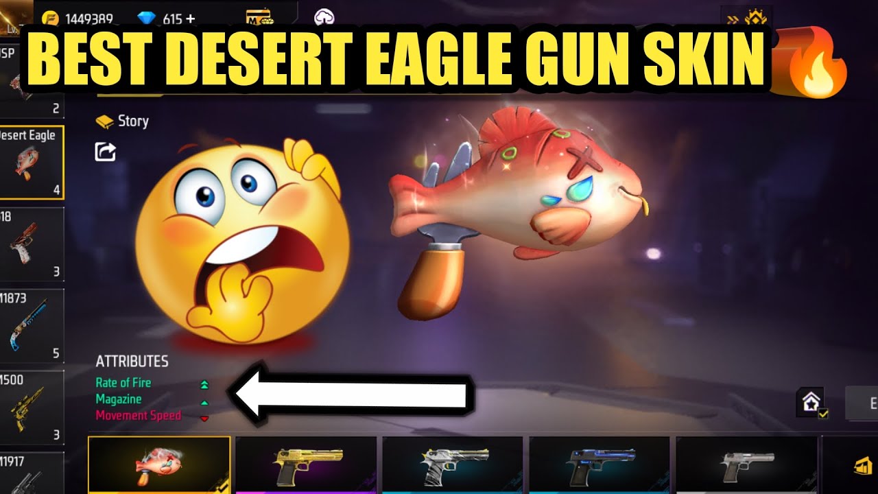 The INSANE Desert Eagle Skin in Free Fire Unlock it Now! YouTube