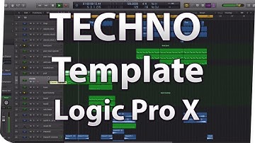 Logic Pro X Midi Construction Template  - Classico (Techno Tech House Style)