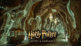 The Crystal Tunnels Beneath Hogwarts – 4K Harry Potter Ambience & Relaxing Music screenshot 4