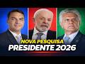 NOVA PESQUISA PRESIDENTE 2026: Lula x Flávio Bolsonaro — Veja Quem Lidera