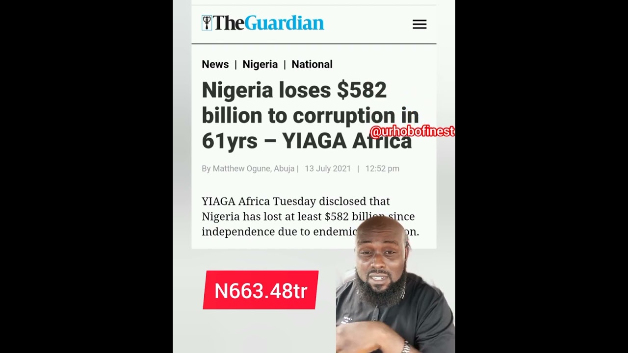 Nigeria's problem is Corruption & Mismanagement 🤦