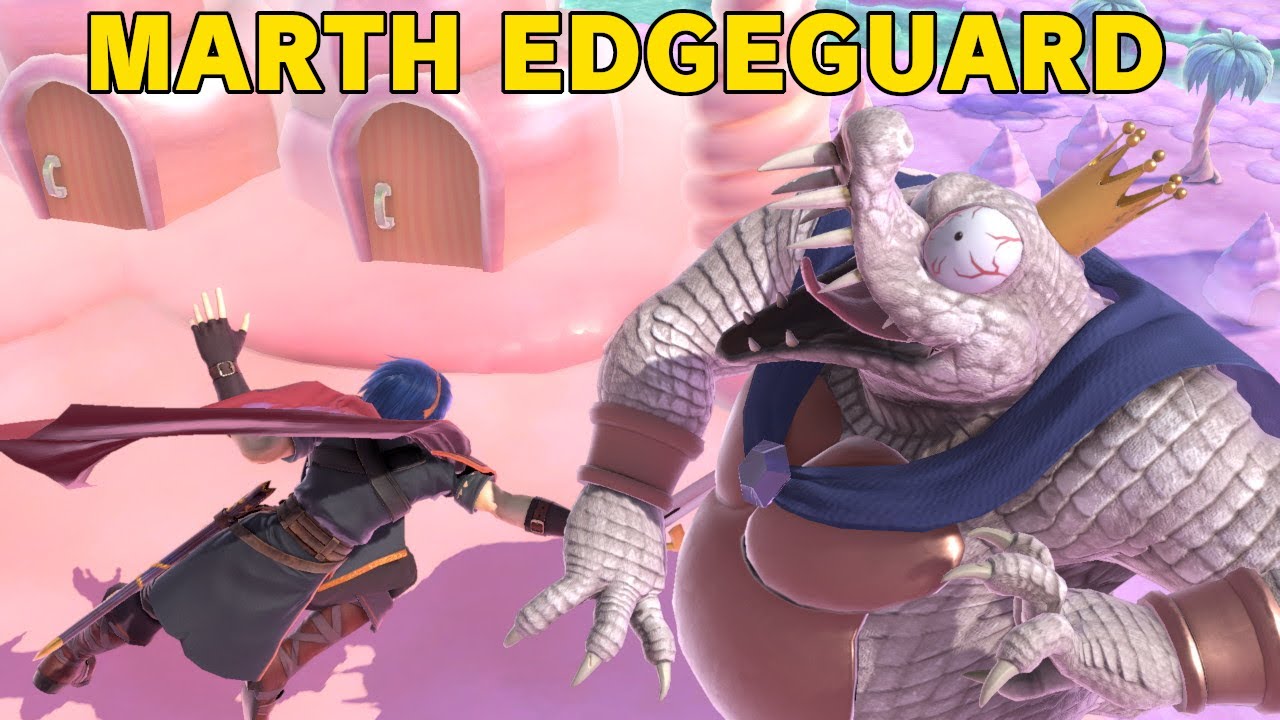 Marth Edgeguarding King K. Rool in Smash Ultimate YouTube