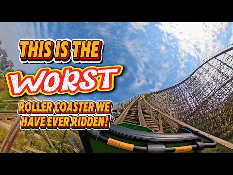 Worst Roller Coaster We Have Ridden! Python in Bamboo Forest - Nanchang Sunac Land, China. thumbnail