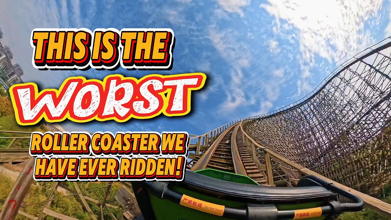 Worst Roller Coaster We Have Ridden! Python in Bamboo Forest - Nanchang Sunac Land, China.