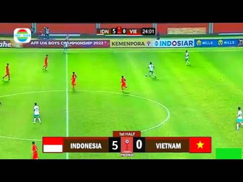 🔴Siaran Langsung | INDONESIA U 16 VS VIETNAM | Piala AFF U-16 2022