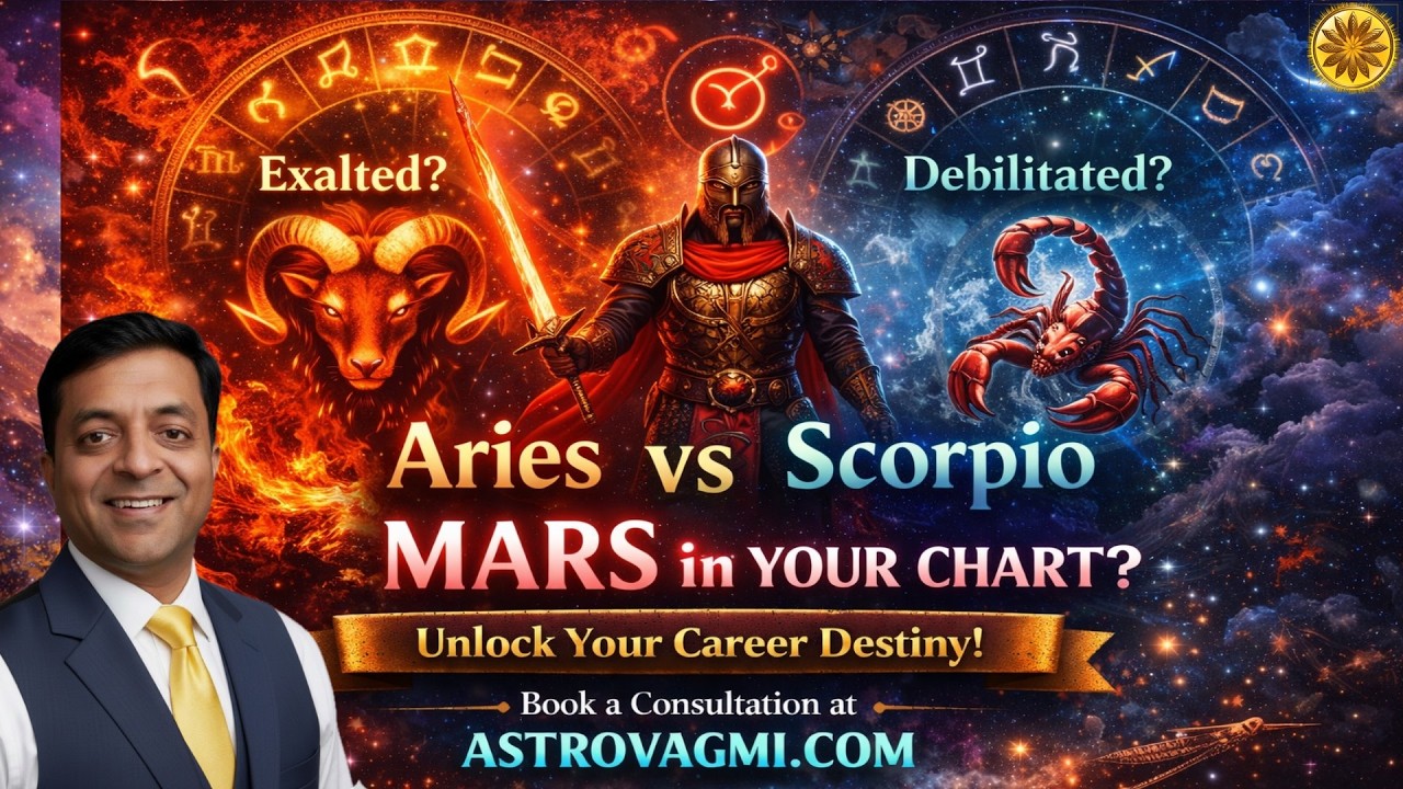 Mars Exaltation & Debilitation: Aries vs Scorpio Ascendant Secrets