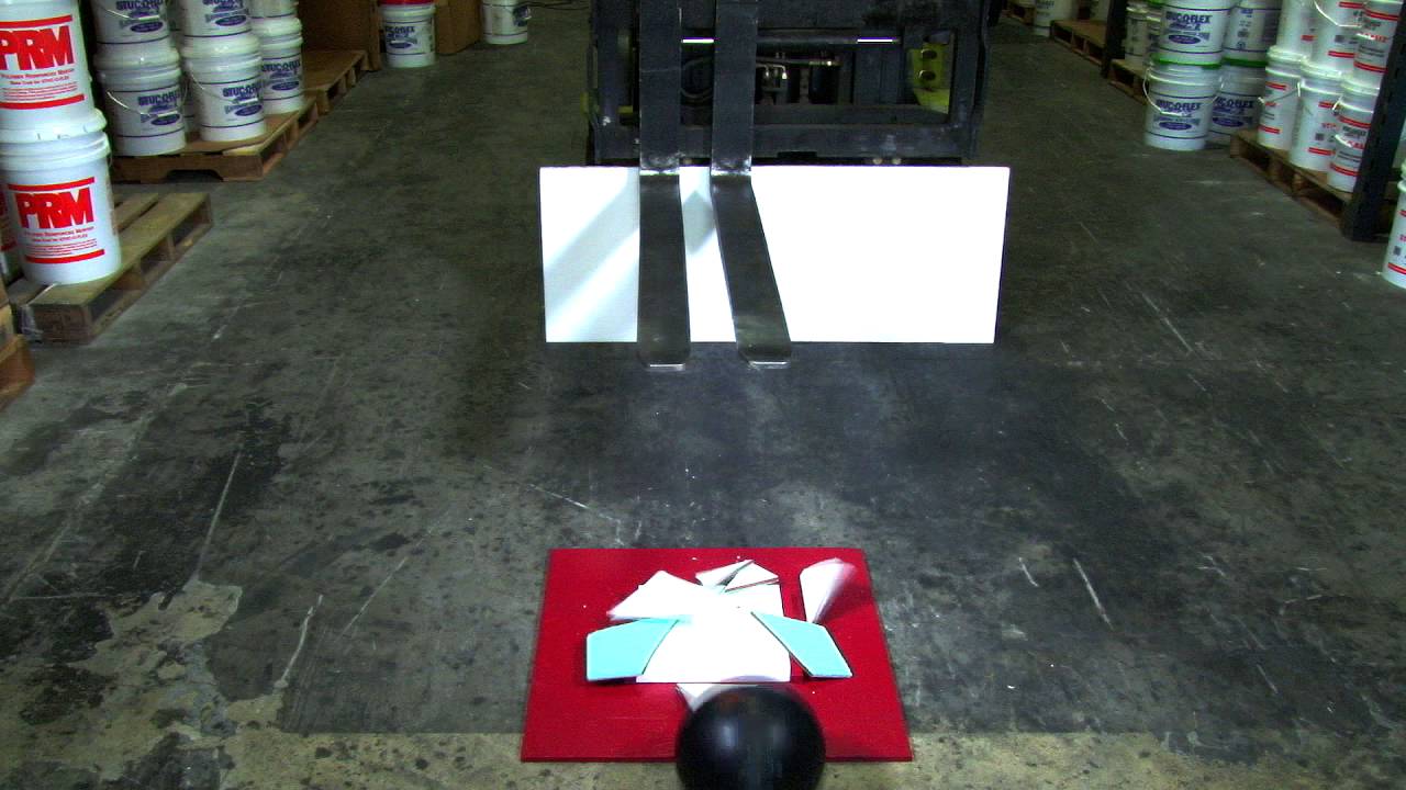 StucOFlex Bowling Ball Test YouTube