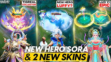NEW HERO SORA = LUFFY?? | TIGREAL COLLECTOR | LUO YI EPIC