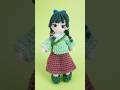 薬屋のひとりごとの猫猫編んでみた　#あみぐるみ　#リクエスト募集中　#薬屋のひとりごと　#猫猫　#ハンドメイド #crochet #amigurumi #theapothecarydairies