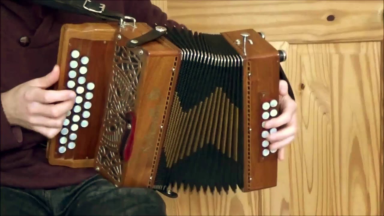 Melodeon/Button Accordion Irish reel Golden Keyboard YouTube