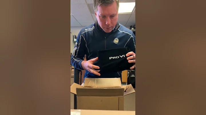 Unboxing the newest @titleist ProV1 and ProV1x.