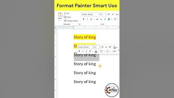 MS.excel trick |Format Painter Smart USE😇| #shorts  #excel #exceltricks #antiquetechlearn