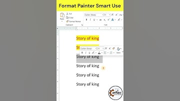 MS.excel trick |Format Painter Smart USE😇| #shorts  #excel #exceltricks #antiquetechlearn