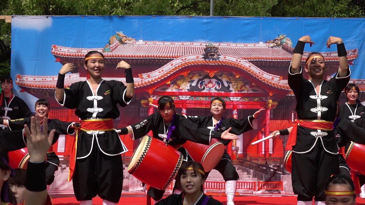 琉球國祭り太鼓（エイサーの夜 通常音声 '19.5.19-1）in OKINAWAまつり